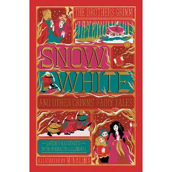 Snow White and Other Grimms' Fairy Tales (Minalima Edition) - (Illustrated with Interactive Elements) by  Jacob and Wilhelm Grimm (Hardcover)