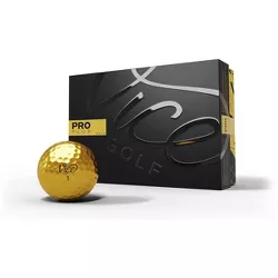 Vice Pro Plus Golf Balls Gold - 12pk