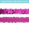 Unique Bargains Waterproof Flat Elastic Crafts Sewing Dress Sequins Trim Ribbon - 2 of 4