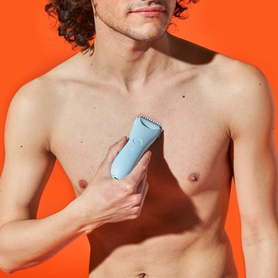 Meridian Pubic & Body Hair Trimmer Signature Ceramic Blade, Single Replacement Blade - Sky