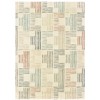 Oriental Weavers Carson Collection Fabric Ivory/Multi Stripe Pattern- Living Room, Bedroom, Home Office Area Rug, 2' X 3' - 2 of 4