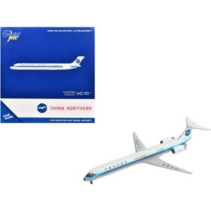 McDonnell Douglas MD-90 Commercial Aircraft "China Northern Airlines" White with Blue 1/400 Diecast Model Airplane by GeminiJets - 1 of 4