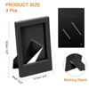 Unique Bargains Plastic Landscape Posters Artwork Display Mini Picture Frames 2.4" x 3.5" 3 Pcs - 2 of 4