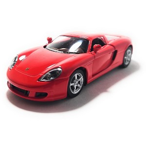 KiNSMART - Porsche Carrera GT Red 5" 1:36 Scale Die Cast Metal Model Toy Super Sports Car - 1 of 4