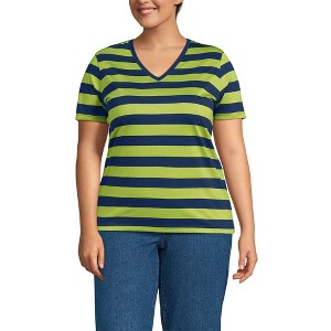 Lands' End Women's Relaxed Supima Cotton T-Shirt - 1 of 3