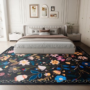 Maxax Nature Voja Non-Slip Machine Washable Colorful Modern Area Rug For Living Room, Hallway Runner, Entryway Rug - 1 of 3