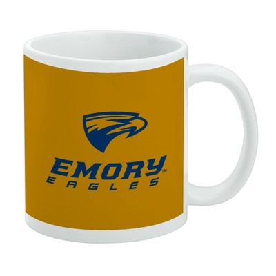 Emory University Secondary Logo Ceramic Coffee Mug Novelty Gift Mugs for Coffee Tea and Hot Drinks 11oz White