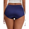 INSPIRE CHIC Women's Floral Lace Breathable Comfortable Mid Rise Underwear Briefs - 2 of 4