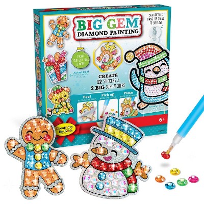 Creativity For Kids Holiday Big Gem Diamond Painting Kit : Target