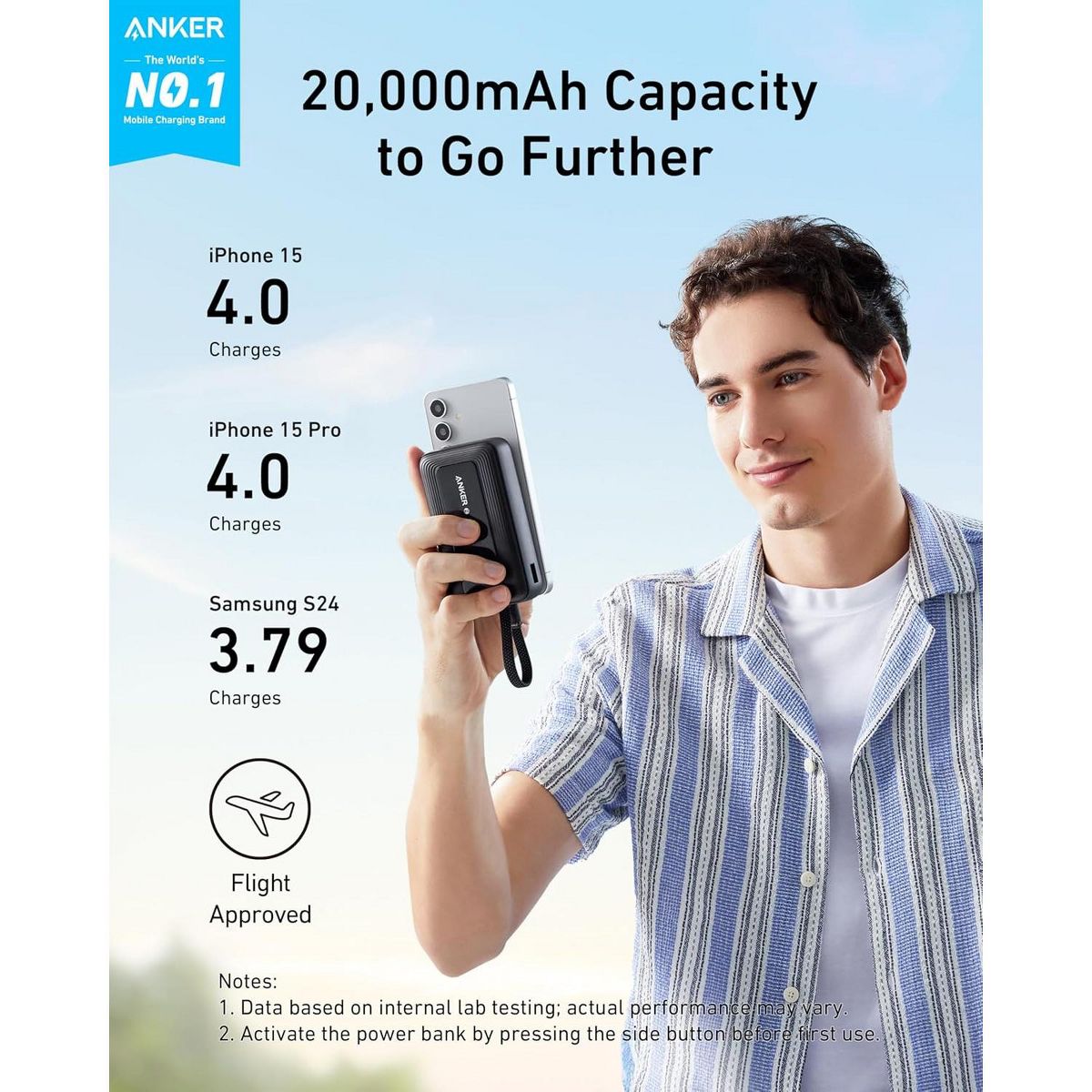 Anker Zolo Power Bank (2025 Upgraded Version), 20,000mAh 30W Power Bank - thumbnail 9