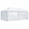 Whisen 10 x 20 Pop Up Canopy with Sidewalls, Outdoor Wedding Party Tent with Wheeled Bag - 3 of 4