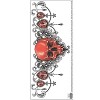 Tinsley Transfers TempTattoos Halloween Temporary Tattoo Sheet Costume Mask - White One Size - 2 of 2