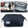 Unique Bargains Cosmetic Travel Bag Makeup Bag Waterproof Organizer Case Toiletry Bag for Women Nylon 27.5x19x15cm - 2 of 4