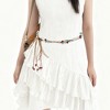 Unique Bargains Bohemian Colored Beads Pattern Adjustable Waist Belt 1 Pc - 2 of 4