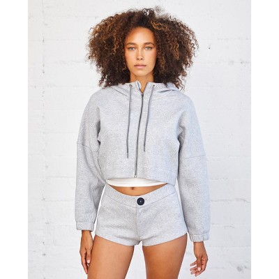 Spruce Fashion Duster Cropped Hoodie