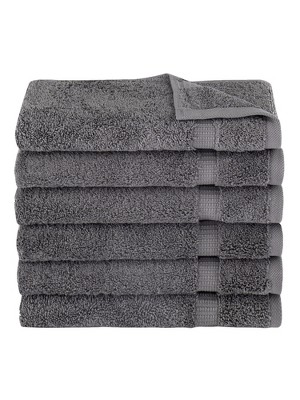 Turkish Cotton Bath Towel Set Gray : Target