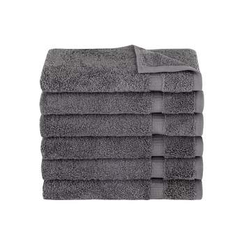 Quick Dry Egyptian Combed Cotton Towel Sets Pack Of 6