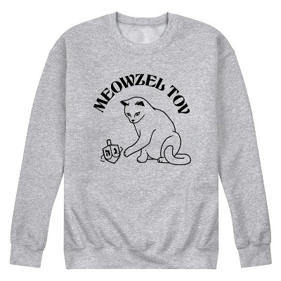 Men's - Instant Message - Meowzel tov Graphic Fleece Sweatshirt