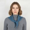 Anna-Kaci Women's Soft Knit Triangle Scarf Wrap Solid Decorative Shawl 43×12.5 Inches - 2 of 4
