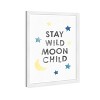 13" x 19" Wild Moonchild Motivational Quotes Framed Wall Art White - Olivia's Easel: Inspirational Decor, Modern Typography - 3 of 4
