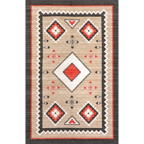 nuLOOM Grace SpinClean Machine Washable Stain-Resistant Area Rug - image 1 of 4