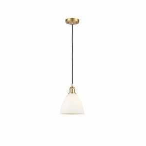 Bristol Glass - 1 Light Mini Pendant In Industrial Style-11.25 Inches Tall and 7.5 Inches Wide - 1 of 1