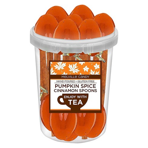 Pumpkin Spice & Cinnamon Candy Lollipops