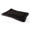 Precious Tails Eyelash Faux Fur Bordered Cat and Dog Mat - S - Gray - 3 of 4