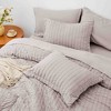 BAGOKIE 7 Pieces Seersucker California Bed in a Bag Comforter Set - 3 of 4
