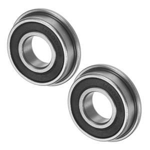Unique Bargains Chrome Steel Rubber Shielded Flanged Ball Bearing - 1 of 4