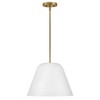 Lark Madi 1 - Light Pendant in  Lacquered Brass/Matte White - 2 of 4