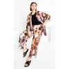 Women's Plus Size Sheer Lover Print Shirt - white | CITY CHIC - 3 of 4