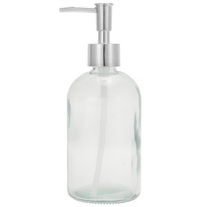 Unique Bargains Durable Cylinder Glossy Soap Dispenser 1 Pc - 1 of 4