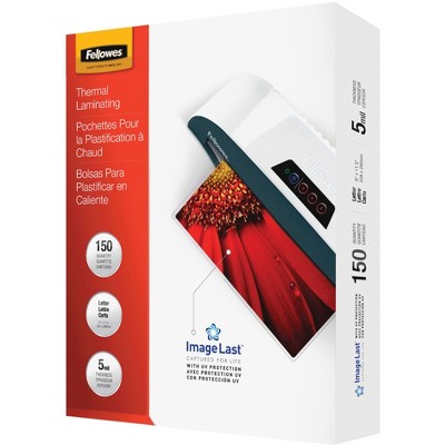 Fellowes Laminating Pouches, 9 x 11-1/2 Inches, 5 mil Thickness, pk of 150