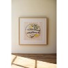 Framed Fish Dinner Painting – Coastal Wall Art with Nautical Theme by Kalalou - 4 of 4