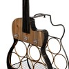 Vintiquewise Guitar Shape 5-Bottle Wine Rack - Vintage Decorative Freestanding Wine Holder and Storage Organizer - 4 of 4