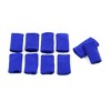 Unique Bargains 10pcs Blue Cotton Stretch Sport Anti-dislocation Protector Finger Sleeve Support - image 3 of 3