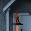 36" Lit Oversized Witch Hats Halloween Decorative Prop Black - Hyde and EEK! Boutique™ - 2 of 4