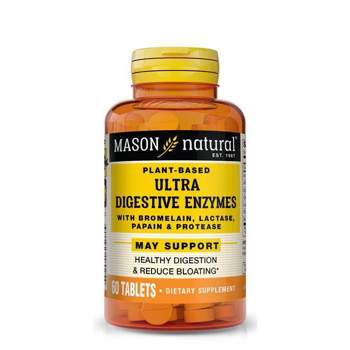Mason Natural Ultra Plant Based Enzymes Dietary Supplement - 60ct