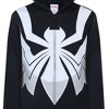 Marvel Spiderman Boys Zip Up Hoodie and Jogger Set for Little and Big Kids – Black - 3 of 4