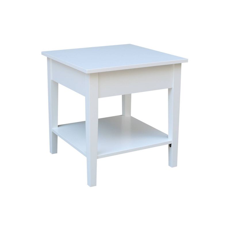 Spencer End Table White - International Concepts, 6 of 12
