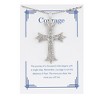 Anna-Kaci Silver Tone Crystal Rhinestone Cross Patonce Necklace with Message Card & Envelope Jewelry Gift - 2 of 4