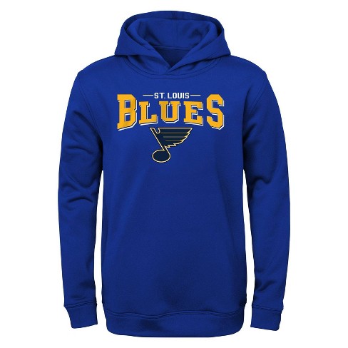 Outerstuff NHL Youth/Kid St. Louis Blues Performance Fleece Crew Neck Sweatshirt