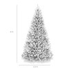 Best Choice Products Artificial Christmas Tree, 6ft Premium Unlit Spruce Design, Dense Branches  White Spruce - 2 of 4