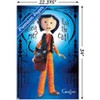 Trends International Coraline - Coraline And The Cat Unframed Wall Poster Prints - 3 of 4
