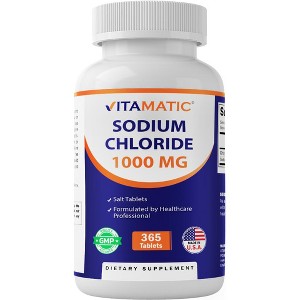 Sodium Chloride 1000mg 365 Tablets - 1 of 4