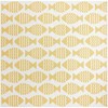 Unique Loom Outdoor Coastal Pesci Fishes Woven Area Rug - 2 of 4