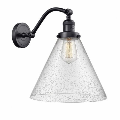 Cone - 1 Light Wall Sconce In Industrial Style-14 Inches Tall and 12 Inches Wide