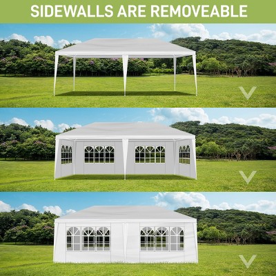 1pc Outdoor Event Tent with Iron Frame and  Removable Sidewalls No Furniture Included - Coolbibila
