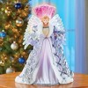 Collections Etc Fiber Optic Silver Angel Tabletop Figurine 10.25 X 5.5 X 18 - 2 of 2